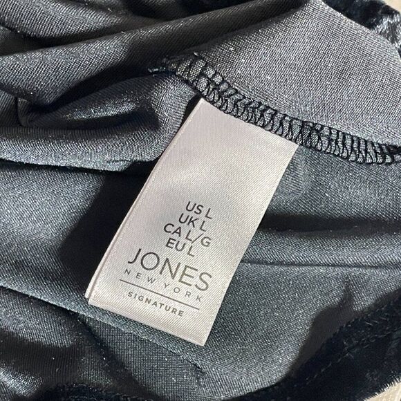 Jones New York Velvet Sleeveless Halter Top Size Large NWT - Picture 10 of 11